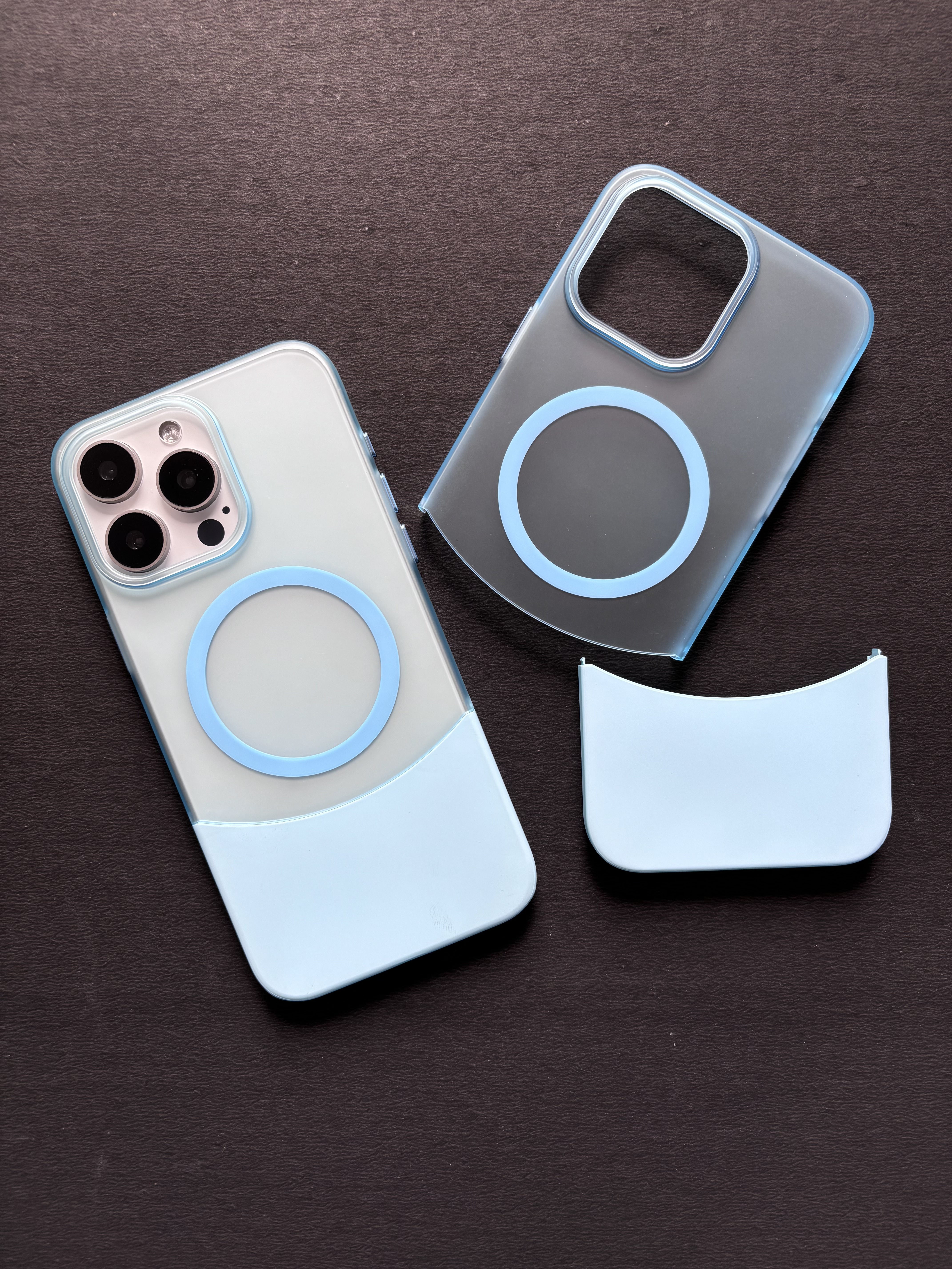 iPhone 15 Pro Cases - Splicing Detachable Cover-256