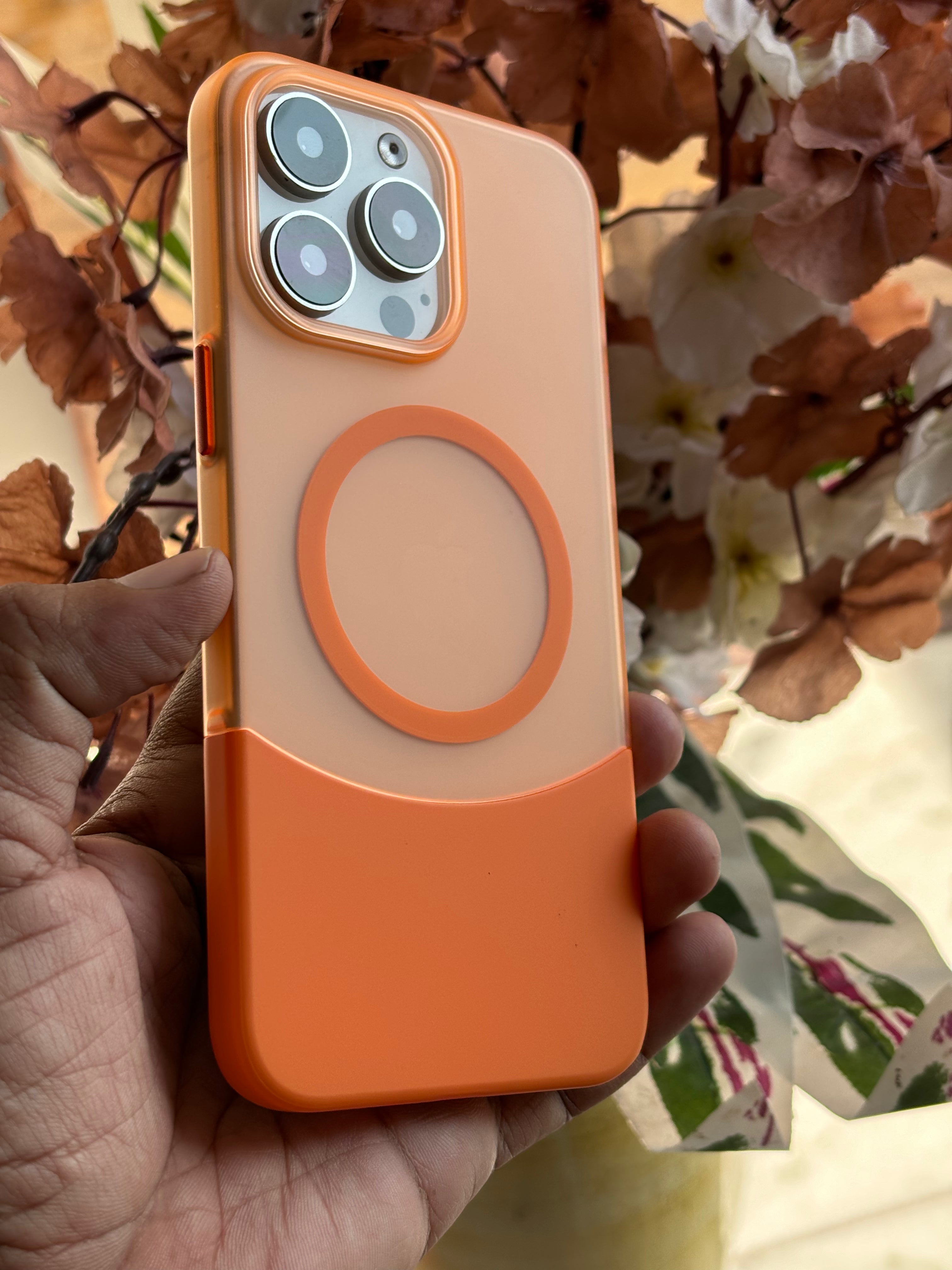 iPhone 15 Pro Cover - Splicing Detachable Cover-264