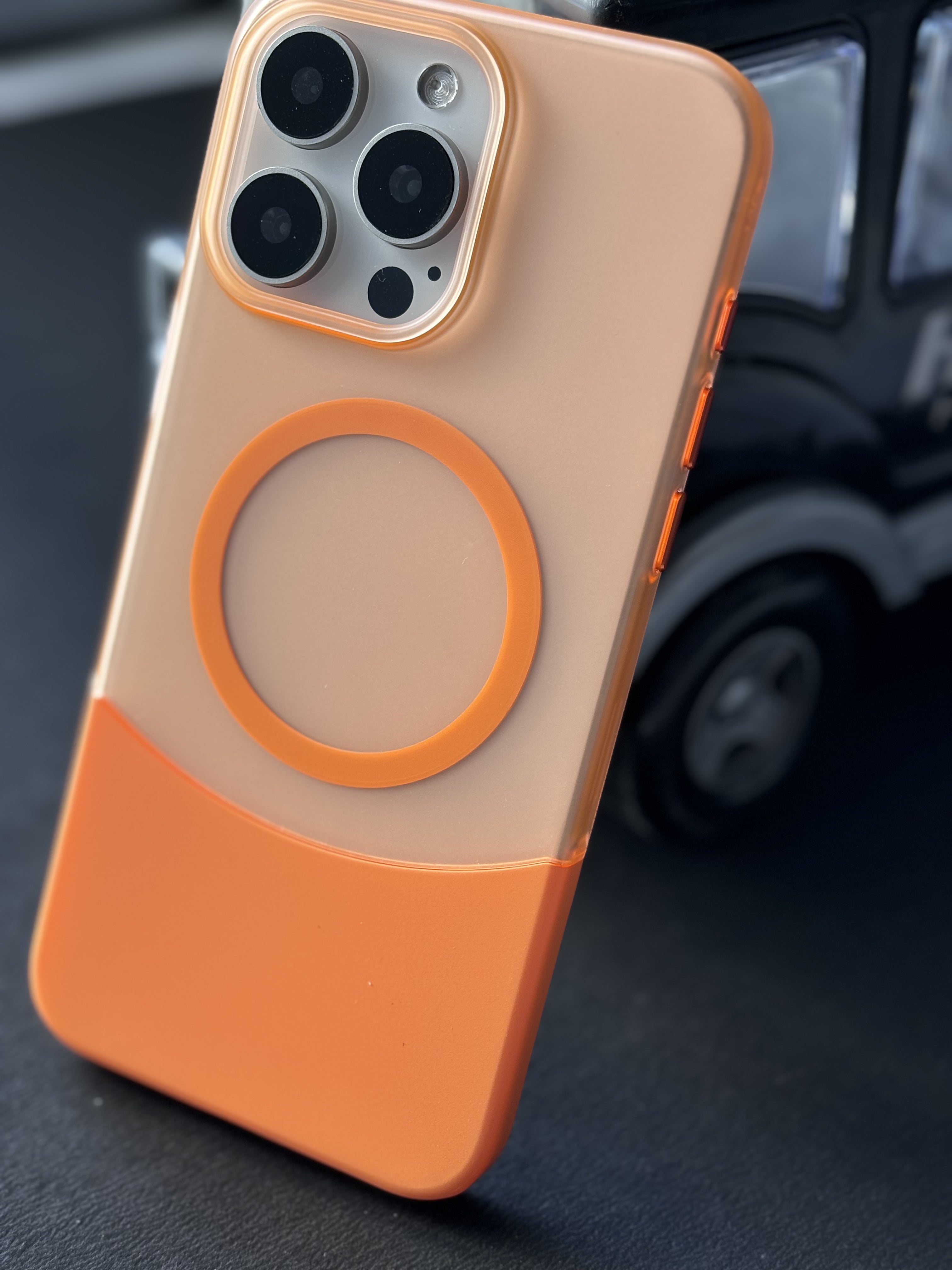iPhone 15 Pro Cover - Splicing Detachable Cover-267