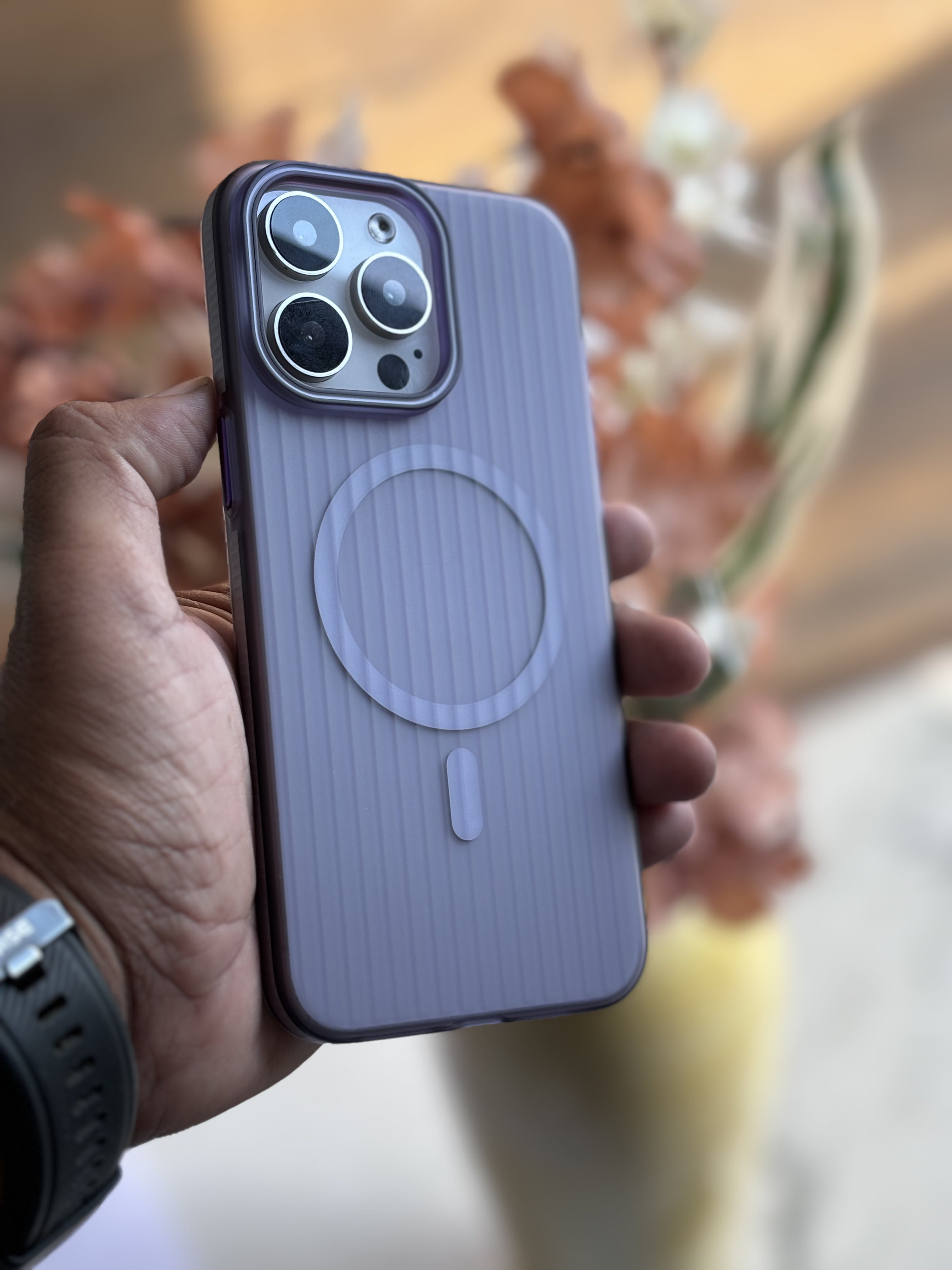 iPhone 15 Pro Case - Corrugated Style Cover-1596