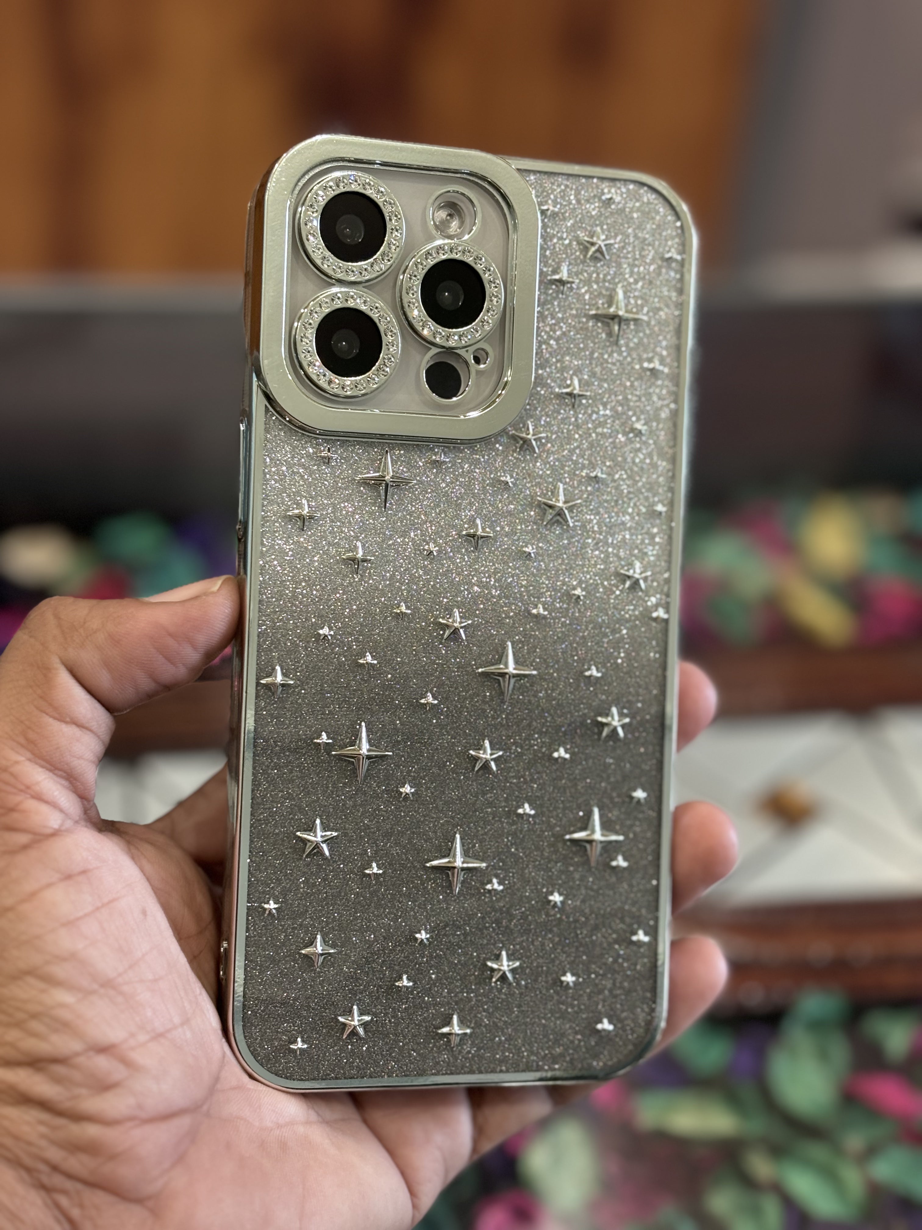iPhone 15 Pro Max Case Aesthetic Glitter Girl Case-2113