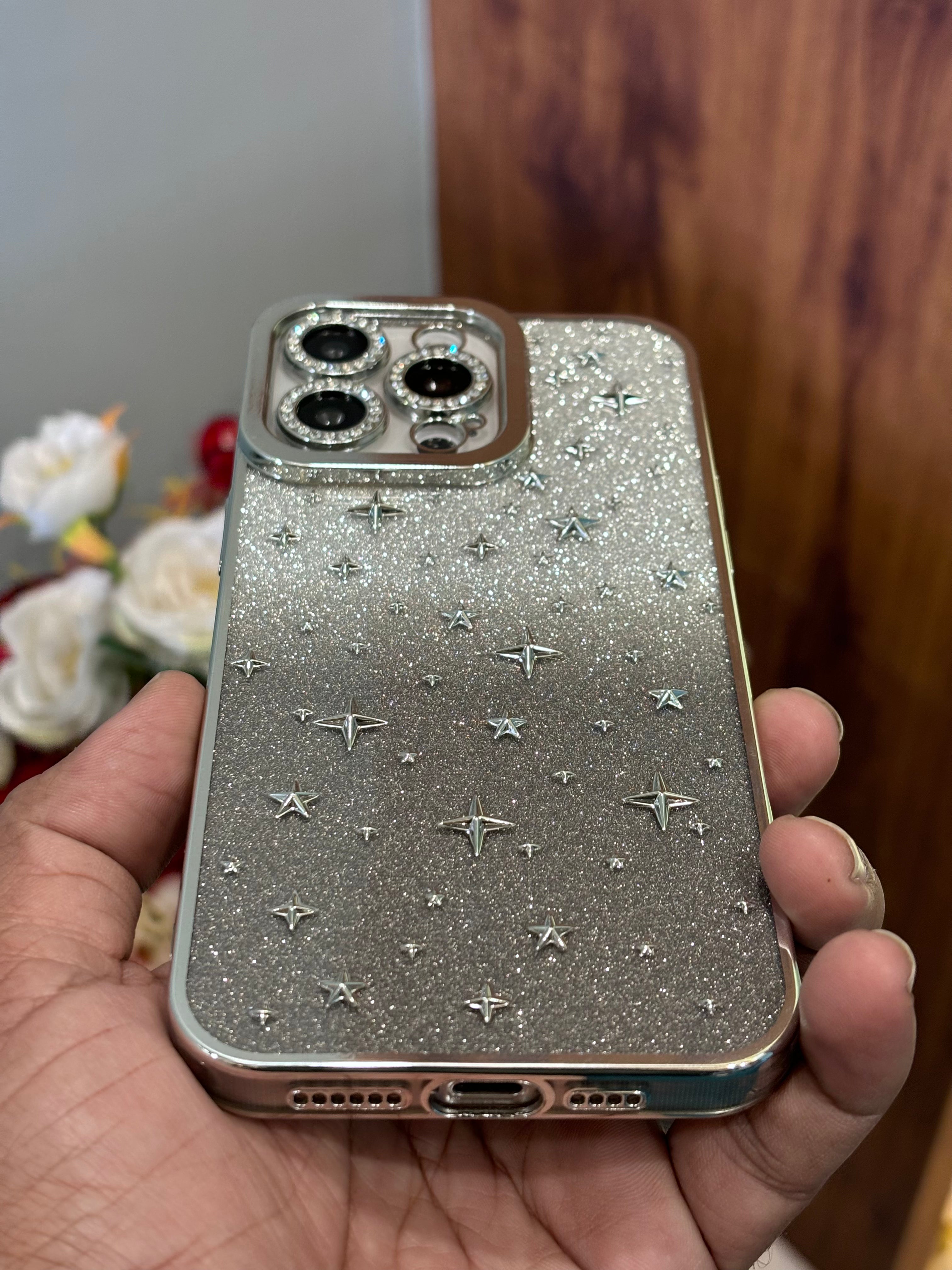 iPhone 15 Pro Max Case Aesthetic Glitter Girl Case-2115