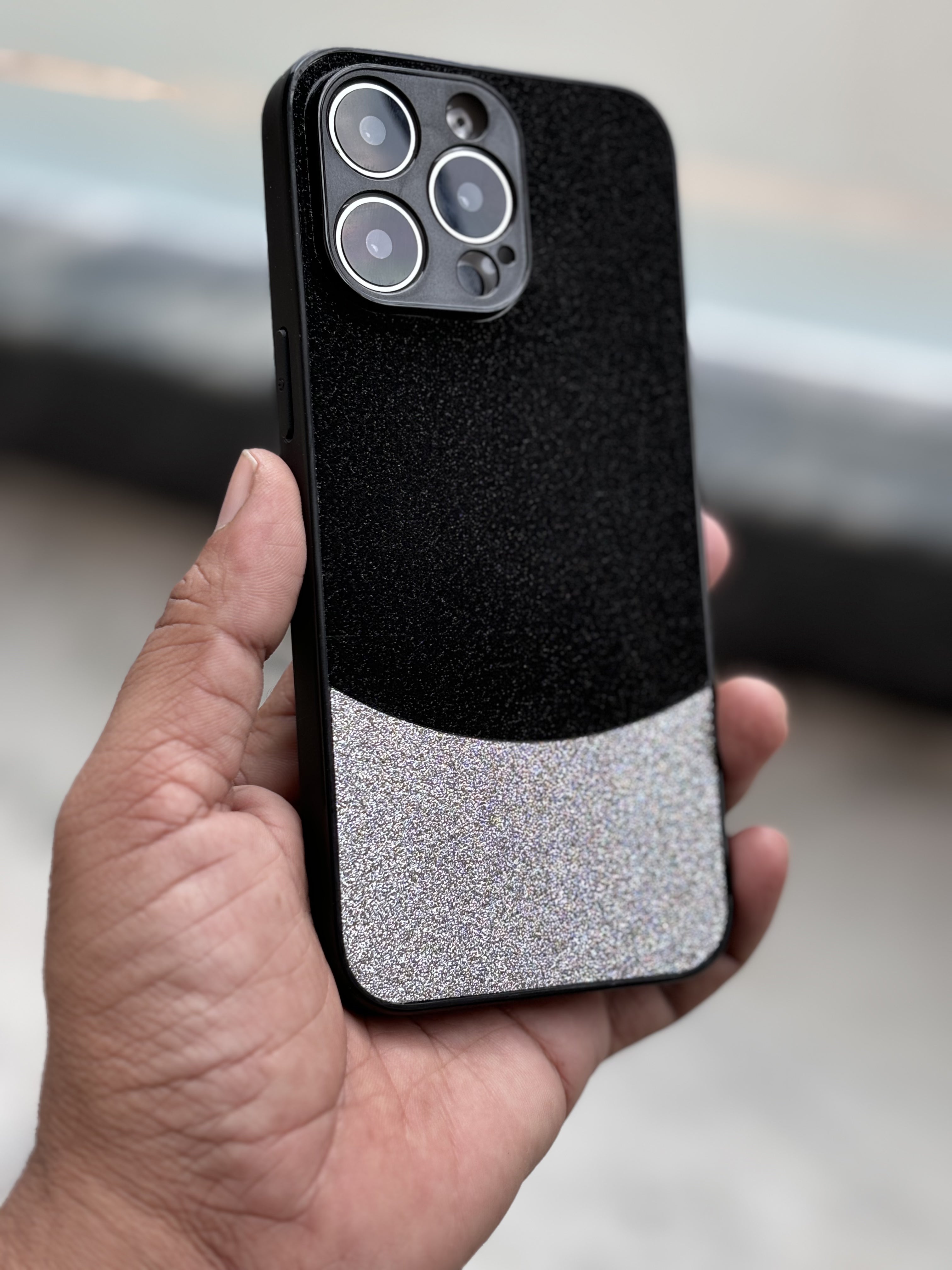 iPhone 14 Pro Case - Sparkling Acrylic Sophisticated Cover-2251