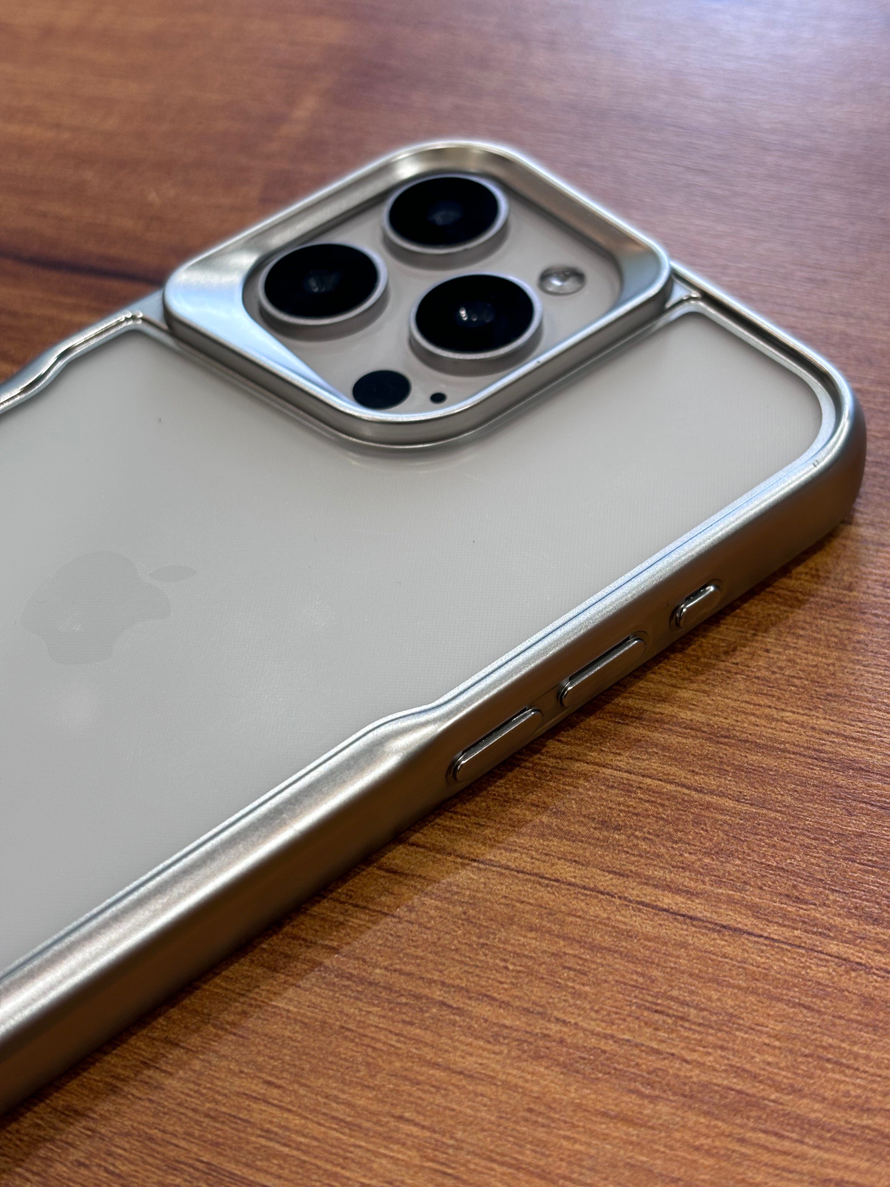 iPhone 13 Pro Max Cover Case - Luxury Silver Case-2341
