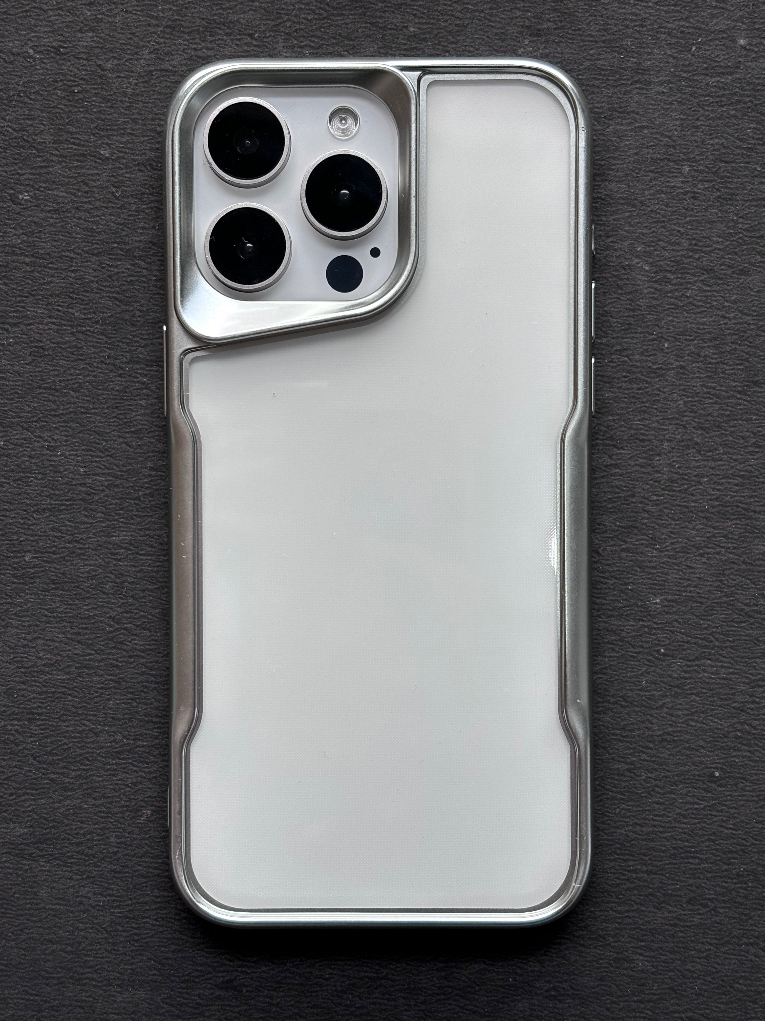 iPhone 13 Pro Max Cover Case - Luxury Silver Case-2333
