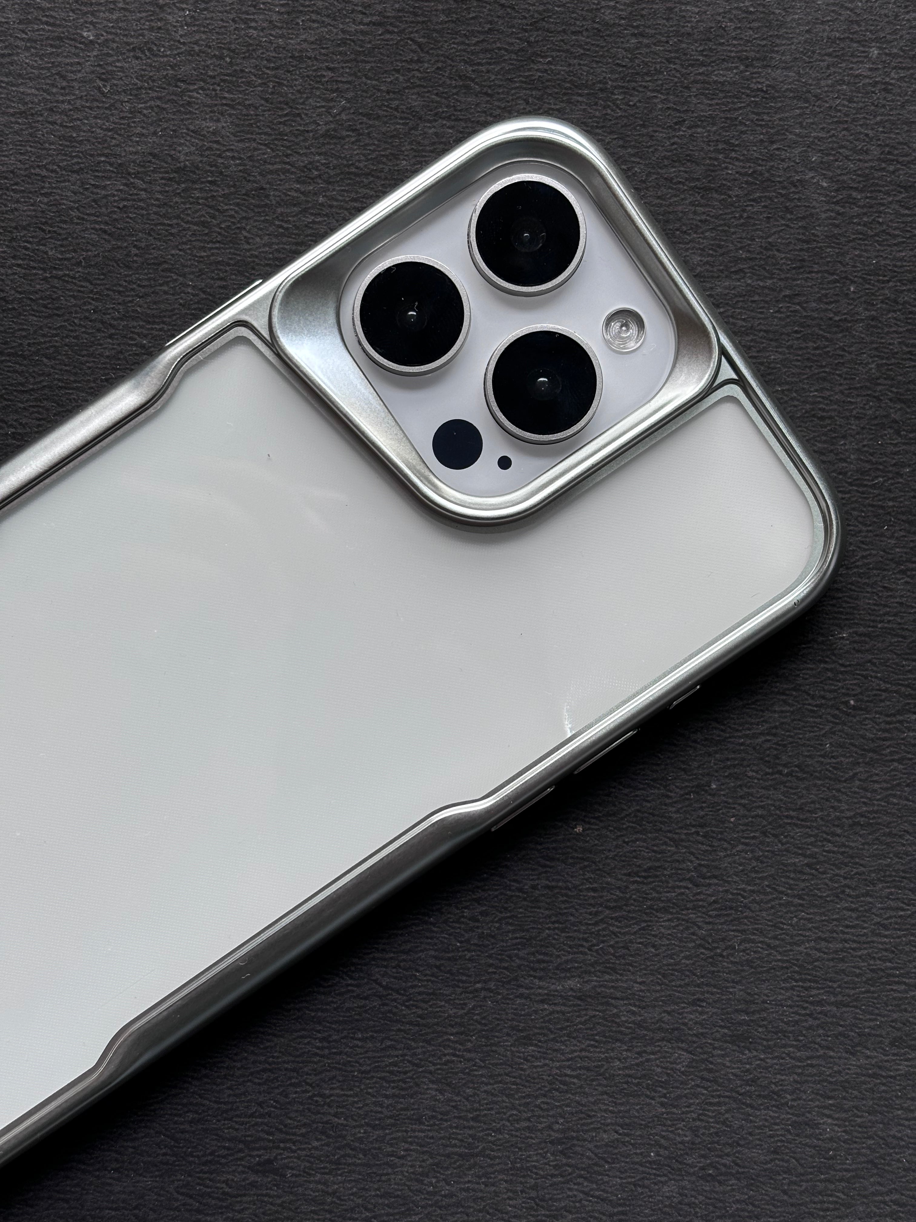iPhone 13 Pro Max Cover Case - Luxury Silver Case-2335