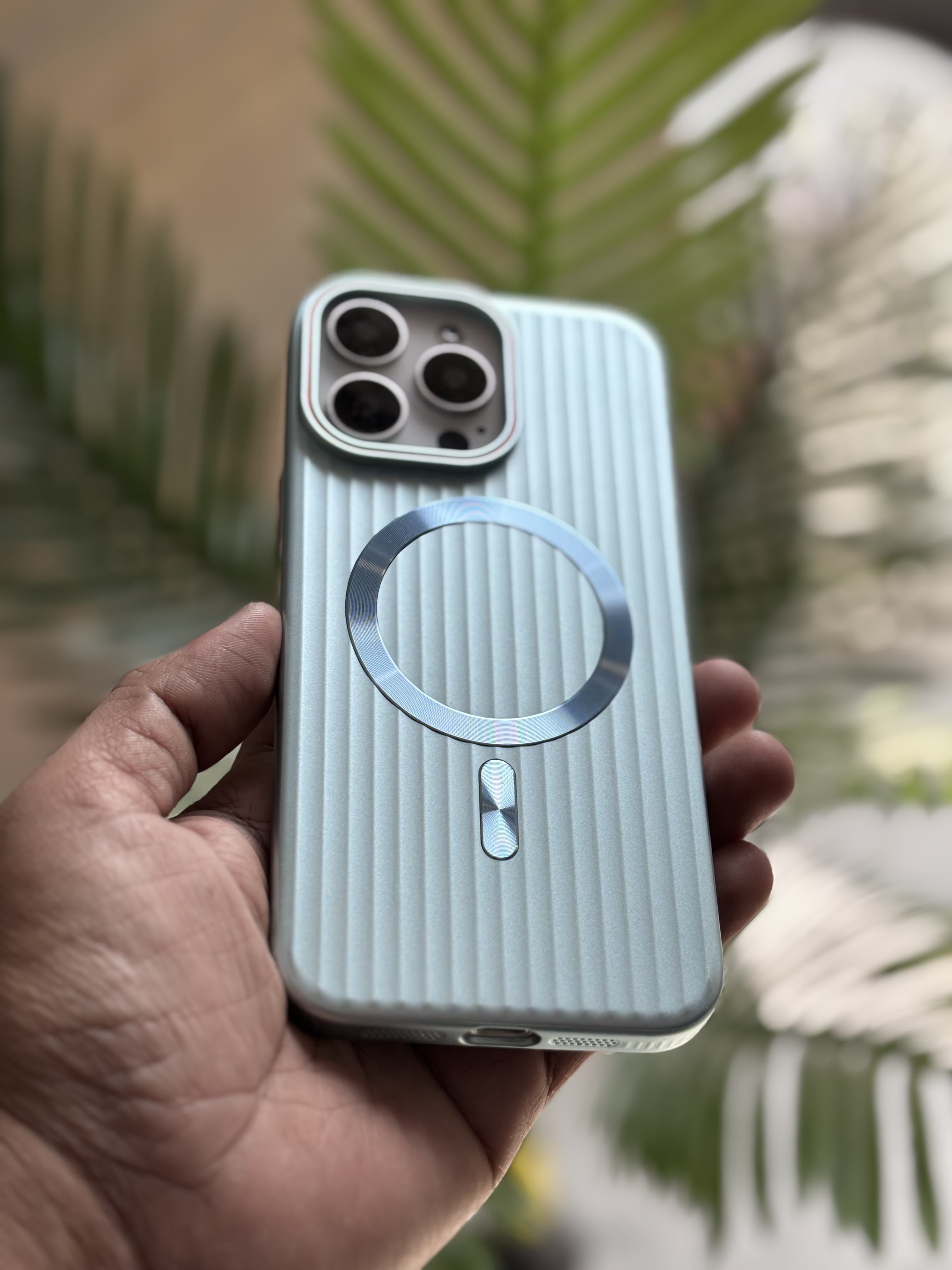 iPhone 15 Pro Case - Luxury Hybrid Corrugated Cover-1129