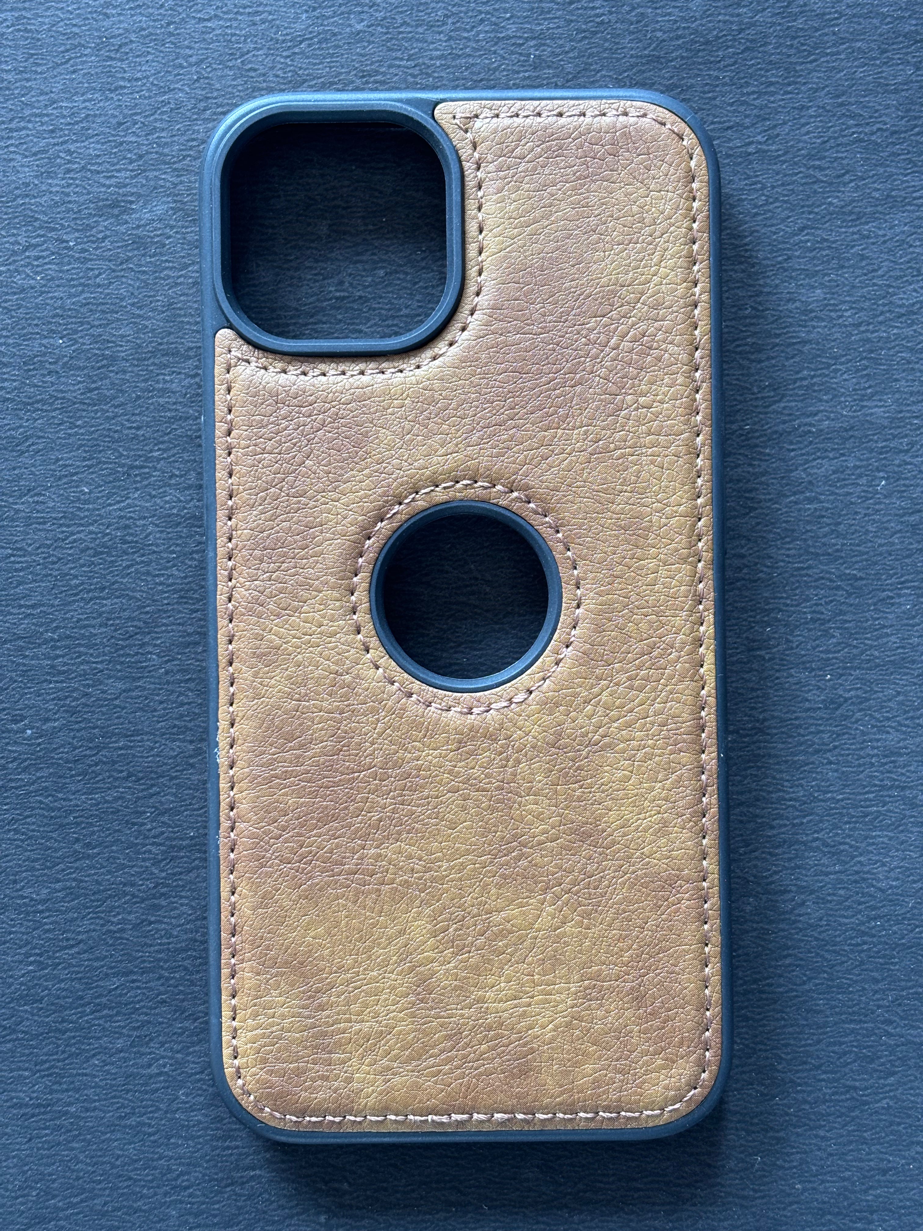 iPhone 13 Back Cover Vegan Leather Case-344