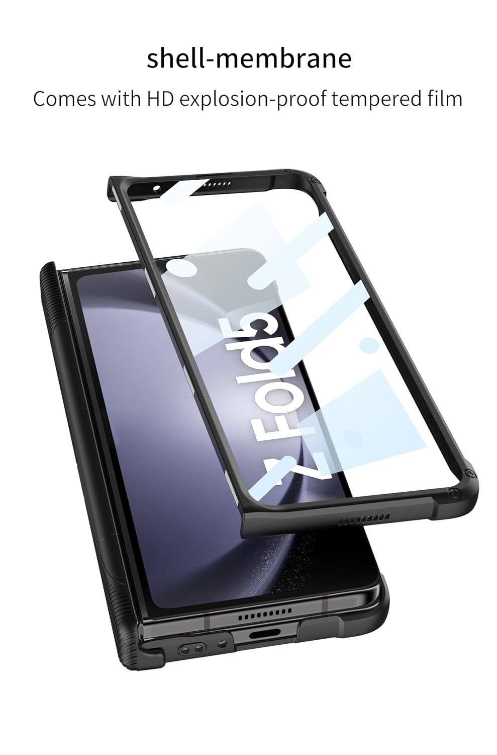 Magnetic Hinge Protection Cover Compatible with Samsung Galaxy Z Fold 5