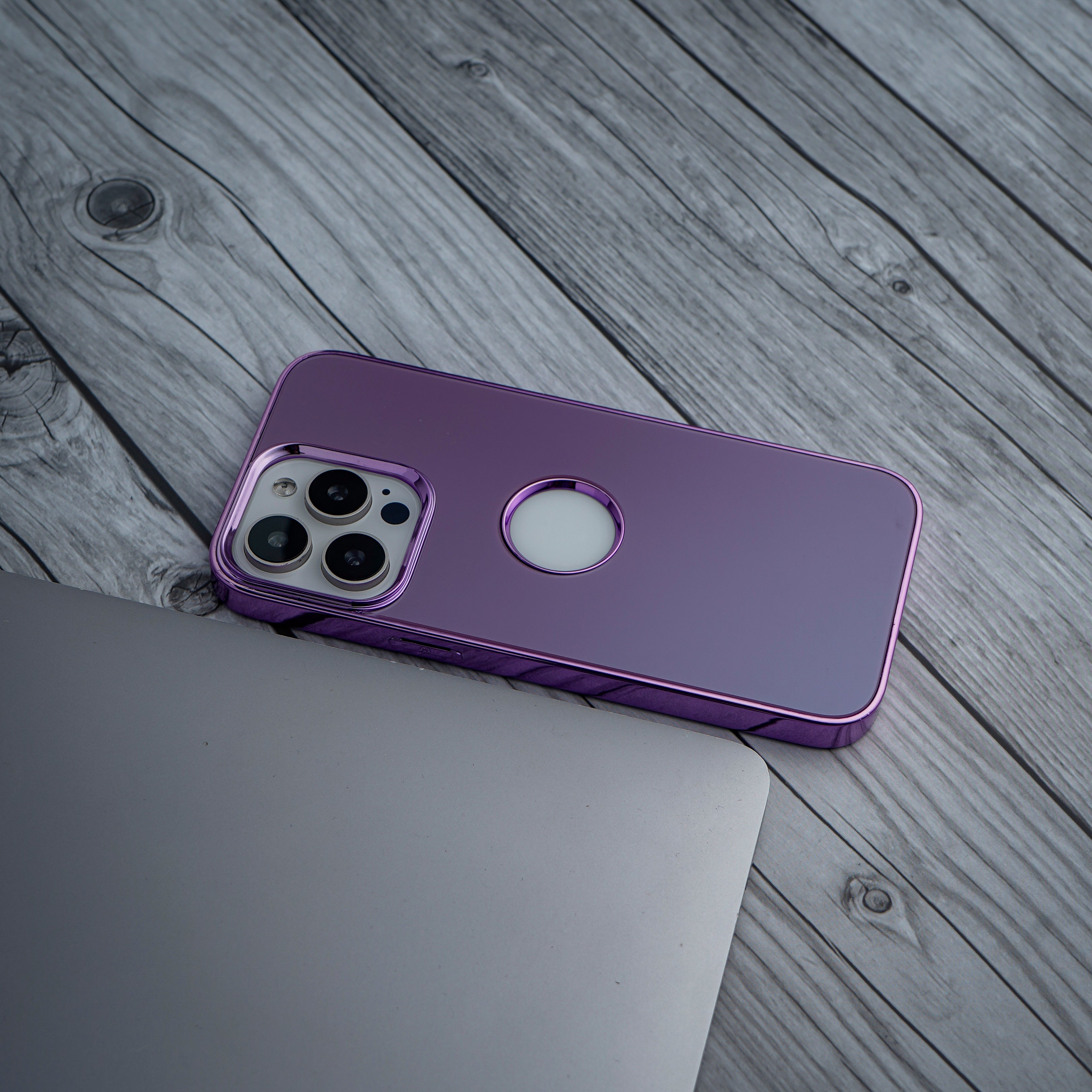 iPhone 14 Pro Back Cover - Thin Pink Shaded Case