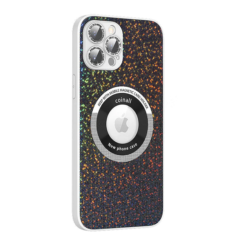 iPhone 14 Plus Case Lens Full Protection Glitter with Mag Safe Cover