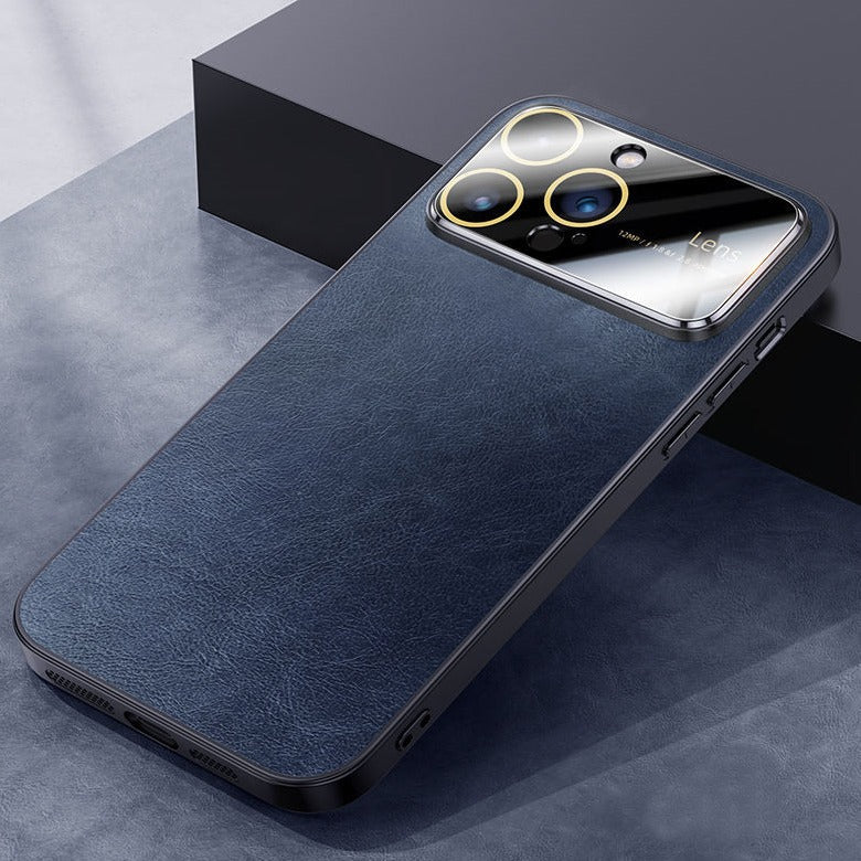 iPhone 14 Back Cover Blue Stylish Camera Protection Case-2530