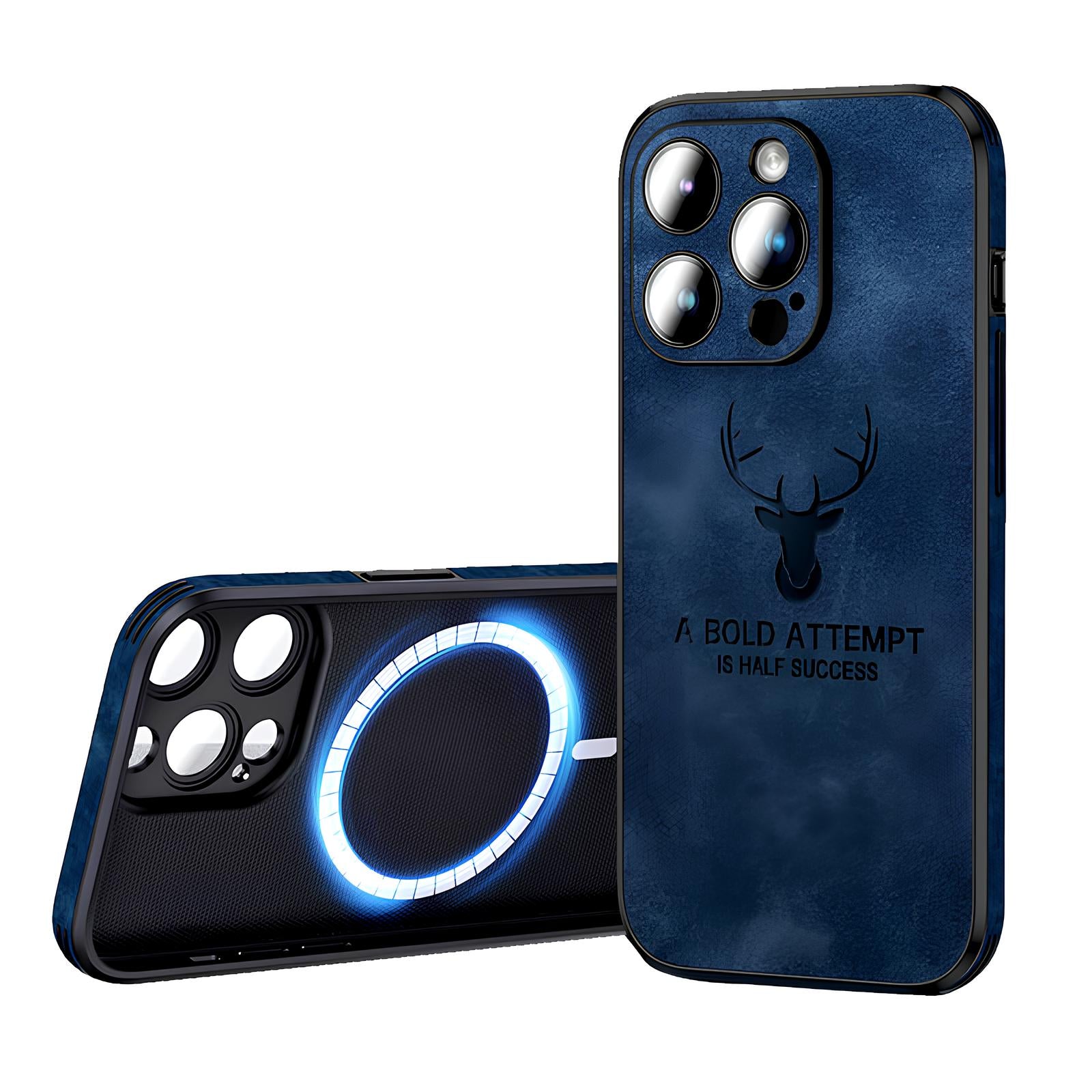 iPhone 14 Phone Cover Deer Phone Case With Camera Safety-2476