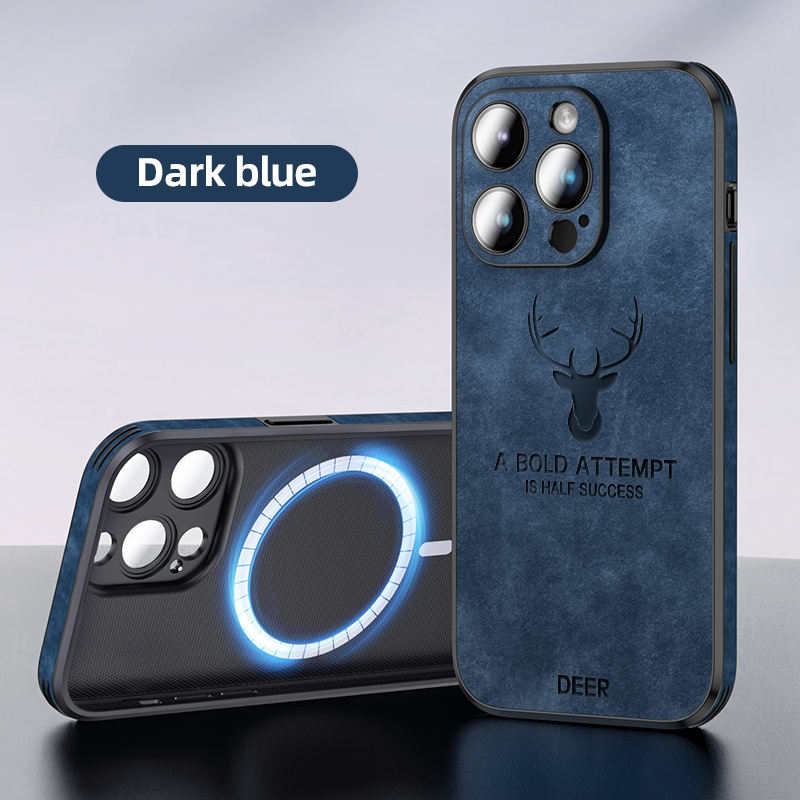 iPhone 14 Phone Cover Deer Phone Case With Camera Safety-2477