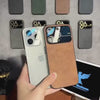 iPhone 14 Pro Full Lens Coverage Leather Mobile Phone Cover