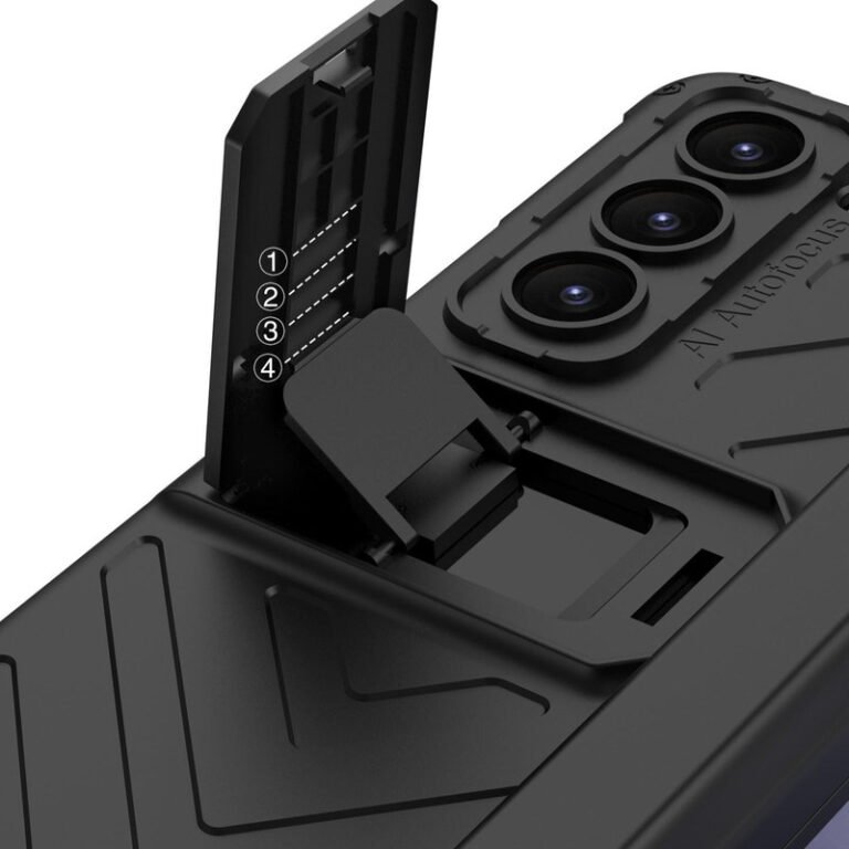 Z Fold 4 Cover - Magnet Adjustable Holder Case - Image 4