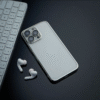 iPhone 14 Mobile Cover Silver Aesthetic Back Case