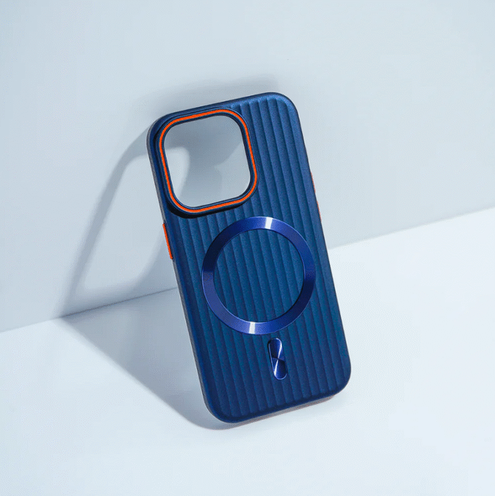 iPhone 14 Back Cover Stylish Dark Blue Case - Image 2