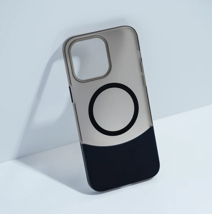 iPhone 14 Case Dual Color Grey Black Premium Cover - Image 2