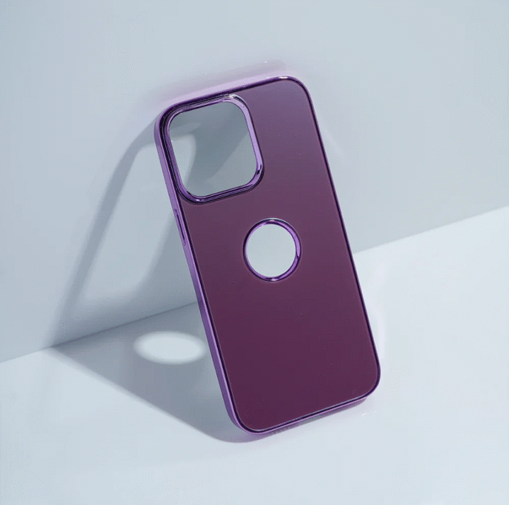 iPhone 14 Mobile Cover Luxury Look Pink Shaded Case - Image 2