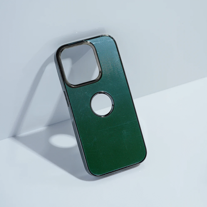 iPhone 14 Case Cover Stylish Green Camera Protection Case - Image 2