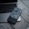 iPhone 14 Cover Case Dual Style Luxury Back Cover Black