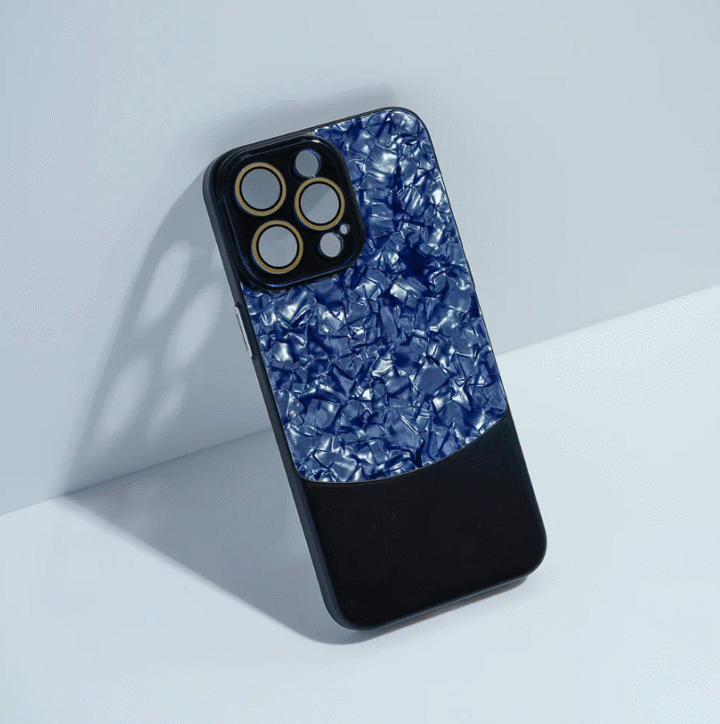 iPhone 14 Cover Case Dual Style Luxury Back Cover Black - Image 2