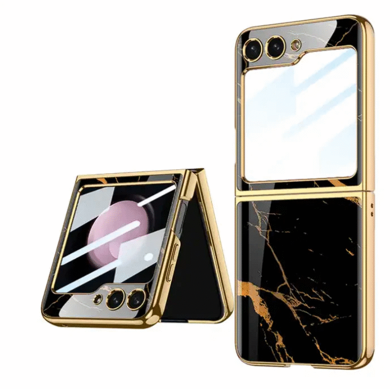 Z Flip 5 Cover Glass Pattern Case - Image 3