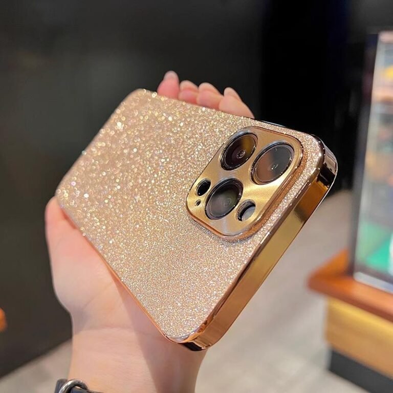 iPhone 15 Pro Cover Aesthetic Glitter Case - Image 4