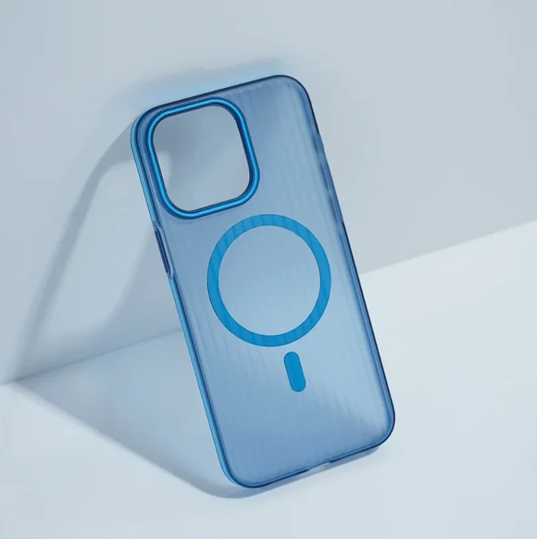 Iphone 14 case blue premium cover 02