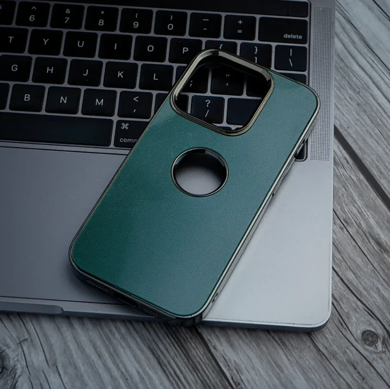 Iphone 14 case cover stylish green camera protection case 01