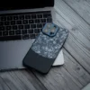 Iphone 14 cover case dual style luxury back cover black 01