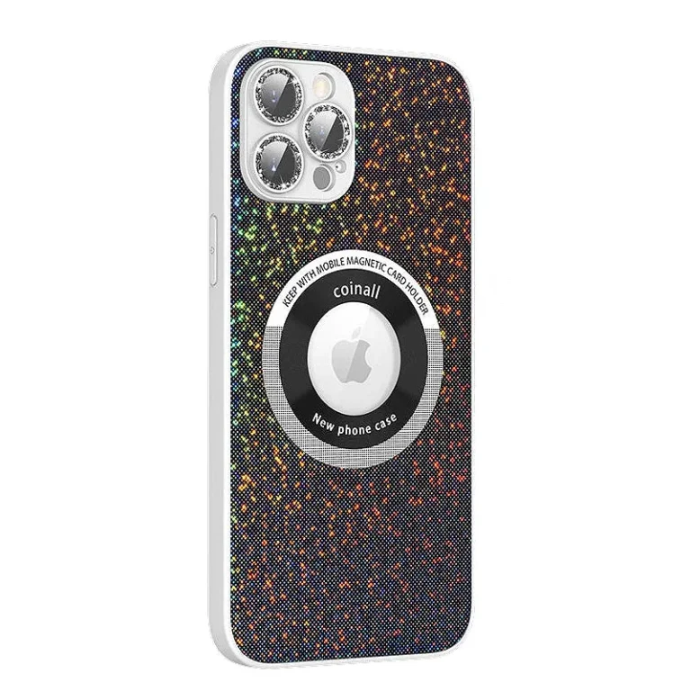 Iphone 14 plus back cover stylish case – black 01