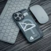 Iphone 15 cover aesthetic grey back case 01