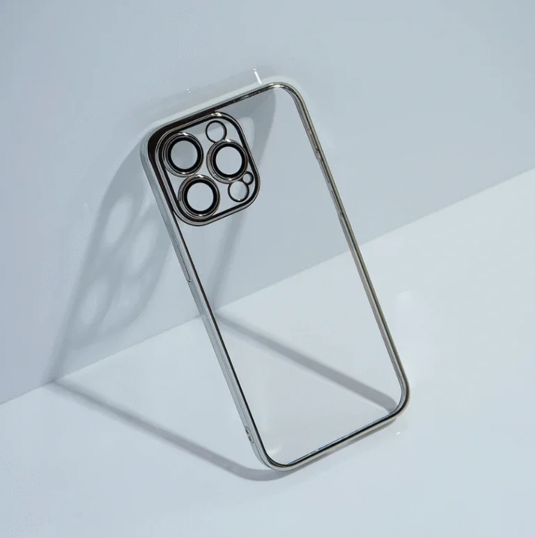 Iphone 15 cover silver elegant phone case 02
